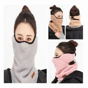 방한 겨울 뽀글이 기모 넥워머 안면마스크 플리스
