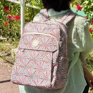 여성 패턴 무늬 데일리 백팩 나일론 여행용 가방