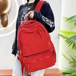 (선택 레드)HL] 백팩 가방 여성 레드 대학생 학생 직장인 여행용