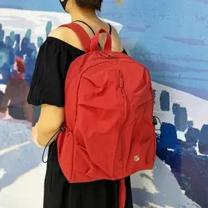 (선택 레드)HL] 백팩 가방 여자 레드 학생 직장인 여행 캐주얼