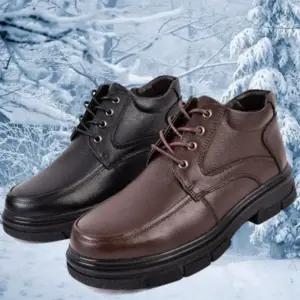가죽 옆지퍼 방한화 털 신발 신사화 겨울 부츠 구두