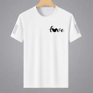 003러브 남성 아이스 기능성 라운드 반팔티