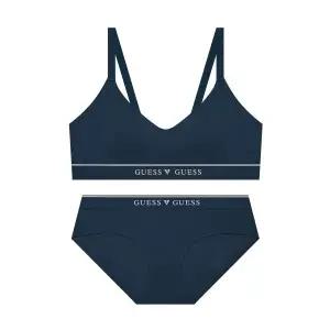 매장정품 게스 GUESS UNDERWEAR 텐더 코튼 브라렛 팬티 세트 - 네이비 ODWRPB94NY 923144