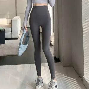 운동용 여성 겨울 안감 스티치 레깅스 융털 운동