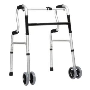 거동불편 고령자 2단 손잡이 접이식 실버 워커 보행기 여행 보조차 노인카트