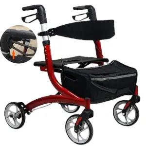 어르신 효도상품 외출 산책 브레이크 접이식 실버카 보행기 부모님 노인워커