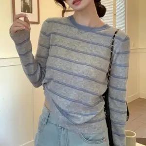 여자 스트라이프 가디건 루즈핏 단가라 레이어드룩