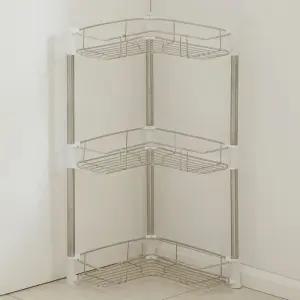 샴푸용품정리 화장실선반 3단 욕실수납장 욕실트레이 욕실선반 화장실수납 샴푸랙 수납선반