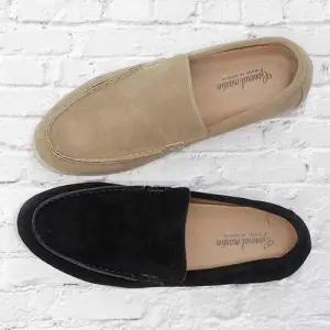 양면세무 로퍼 단화 고무 밑창 클래식 캐주얼슈즈 WED416B