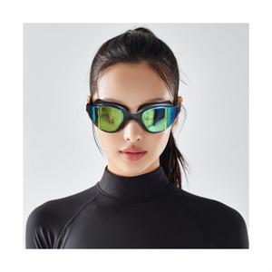 [워터플랍] 눈이 편안한 인체공학 패킹 미러코팅 김서림방지 물안경 수경