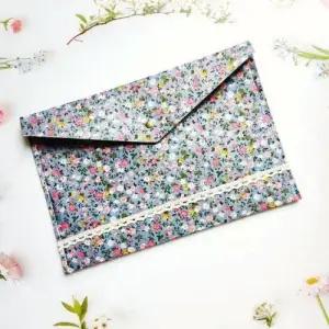 빈티지 서류가방 A4 파일 블루 서류 WEE58FF