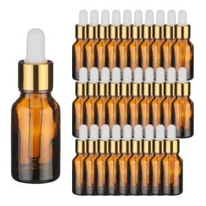 향수용기 골드 뚜껑 스포이드 브라운 공병 15ml 30개 WEE6F16