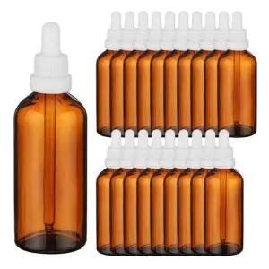 향수용기 화이트 잠금캡 스포이드 브라운 공병 100ml WEE70C0