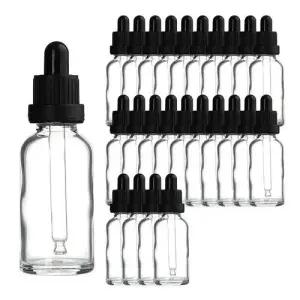 블랙 잠금캡 30ml 25개 스포이드 투명 공병 향수용기 WEE81C3