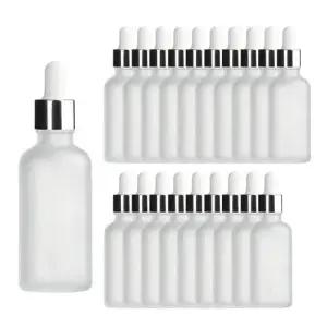 실버 뚜껑 50ml 20개 스포이드 불투명 공병 향수용기 WEE8460