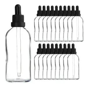 블랙 잠금캡 100ml 20개 스포이드 투명 공병 향수용기 WEE81C4