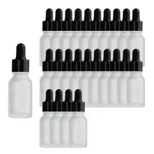 블랙 뚜껑 15ml 25개 스포이드 불투명 공병 향수용기 WEE81DE