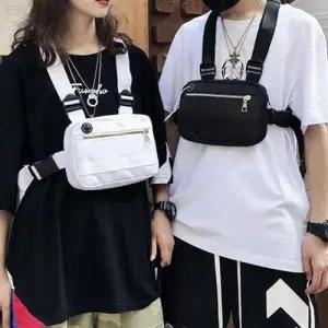 소매치기방지앞가슴가방 체스트백 가방 여행용 미니백 WF0B8F2