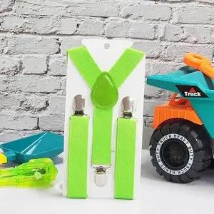 학예회 어린이멜빵 서스펜더 바지 아동 키즈 연두 WECA735