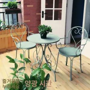 야외 철제 의자 선배드 선배드 단품 베란다