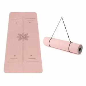 운동매트 바디픽가이드라인TPE요가매트(핑크)필라테스매트