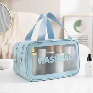 ( )블루 가방 PVC 방수파우치 메쉬 드라이백 수영