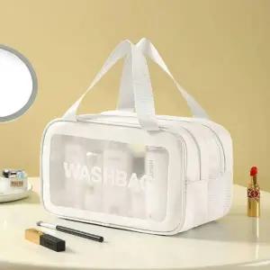 ( )수영 가방 화이트 방수파우치 메쉬 드라이백 PVC