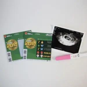 임밍 아웃 복권 카드 이벤트 시즌2 임신 소식 알리기 부모님 서프라이즈 용띠 남편 가족 축하 선물