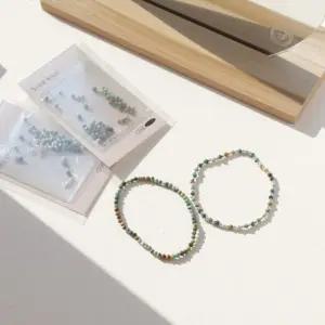 (상품선택 베이직)탄생석 비즈팔찌 만들기 세트 DIY 2TYPE 12월 터키석 석 원석 비즈 우정 팔찌 키트 선물