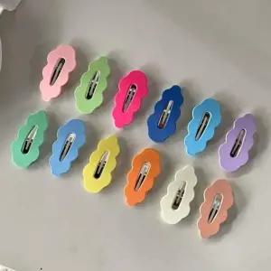 여름 구름 삔 가을 똑딱삔 사각 봄 12종 하이틴 물결