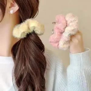 니트 헤어끈 봄가을겨울 파스텔컬러곱창밴드 니트곱창