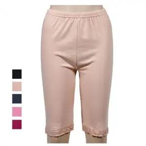 여성 보온성 기모 내의 레이스 속바지 하의 5부 내복