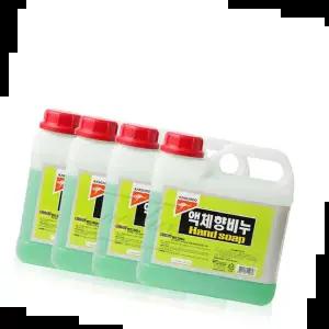 핸드솝 캉가루 액체 향 핸드워시 4개입 손비누 대용량 3.75L