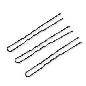 [콩심팥심]WL 헤어 U자핀 50개입 6CM 올림머리 쪽머리 승무원머리