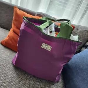 ( )생활방수 시장바구니 대형 접이식 장바구니 여행 보조가방 쇼핑백