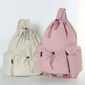 가벼운 스트링백팩 나일론 복조리 기저귀가방 백팩 기가방 귀 여성가방 엄마백팩 가방백팩 기저 귀저 아기