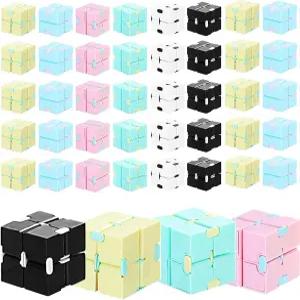 치바오 36개 인피니티 큐브 감각 장난감 휴대용 무한 뒤집기 핸드 책상 가젯 선물 블록(스위트 스타일)