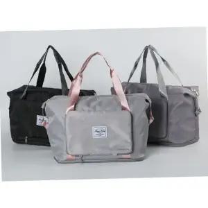 여자 가벼운 보스턴백 데일리 여행 확장 더플백 가방