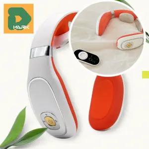 거북목 저주파마사지기 어깨 휴대용 뭉친 이완 온열 미세 근육 사무실 EMS 찜질 목안마기 완화 전류 통증