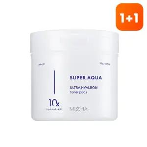 [1+1][미샤] 수퍼아쿠아 울트라 히알론 토너 패드 180g