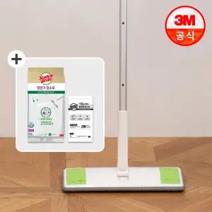[3M] 표준형 올터치 막대걸레 세트(막대걸레+정전기10매+물걸레1매)