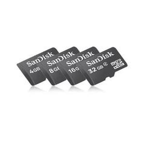 샌디스크 SD메모리 TF카드 16GB Class4 벌크 효도라디오 마이크로SD카드