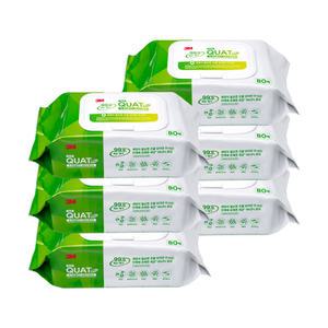 3M 쿼트플러스 살균티슈 80매 6팩