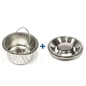 음식물탈수기 올스텐거름망 스텐덮개 세트 /  이크린주방