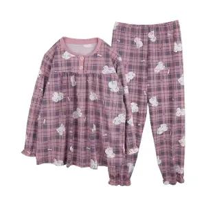 필굿 주니어 여성 극세사 피치기모 수면잠옷세트 스윗드림 중학생 고등학생 청소년 실내복 홈웨어 파자마