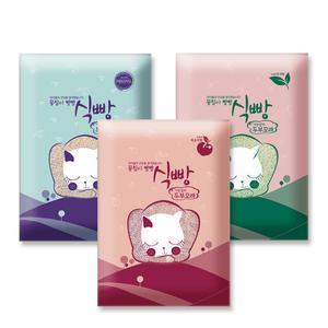 식빵 두부모래 가는입자 2.8kg 오리지날/녹차/복숭아 X 6개