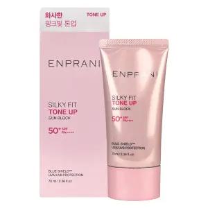 엔프라니 실키핏 선블록 70ml SPF50+ PA++++ 핑크 톤업 선크림