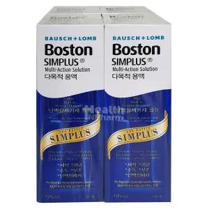 보스톤 심플러스(다목적용액) 120ml 6개/RGP하드렌즈/세척액/식염수/하드렌즈보존액/바슈롬