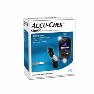 아큐첵 Accu-Chek 가이드 Guide 혈당측정기 혈당계(기계+채혈기+채혈침10개+파우치)