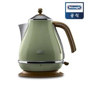 드롱기 아이코나 빈티지 전기 주전자 올리브그린 KBOV2001.GR